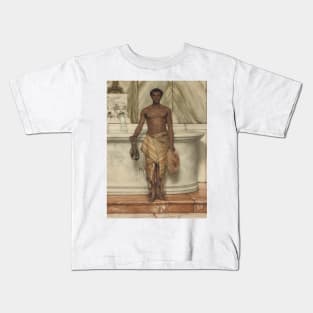 The Balneator by Lawrence Alma-Tadema Kids T-Shirt